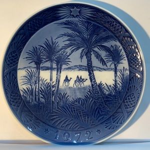 Royal Copenhagen Christmas Plate - 1972